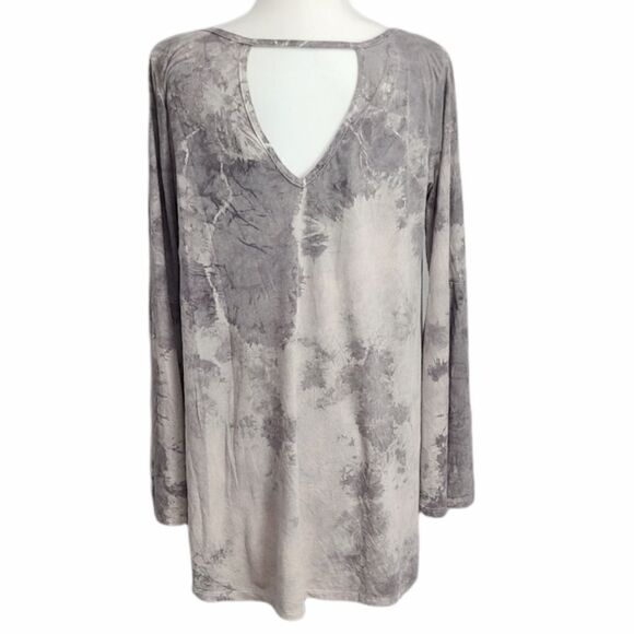 Ppla Bell Sleeve Tie Dye Blouse Size Large - Picture 2 of 7